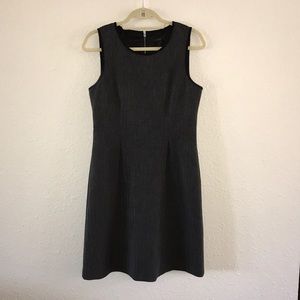 J.Crew Charcoal Pleated Dress